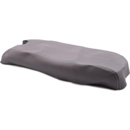 Beler Grey Microfiber Leather Center Console Lid Armrest Cover Skin Fit for Acura RDX 2007 2008 2009 2010 2011 2012