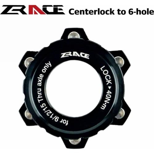 ZRACE Center Lock to 6-holes Adapter, Center Lock conversion 6 holes Brake Disc, Centerlock for 6 Bolts, SM-RTAD05 / SM-RTAD10