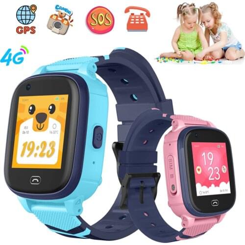Boys Girls Kids Smart Watch 4G SIM with Camera Video Call SOS GPS Location Clock Long Standby Children Phone Watch