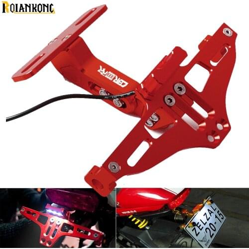 For Honda CBR1000RR CBR 1000 RR 2004-2016 2015 2008 2016 2014 2013 Motorcycle License Plate Bracket Holder Frame Number Plate