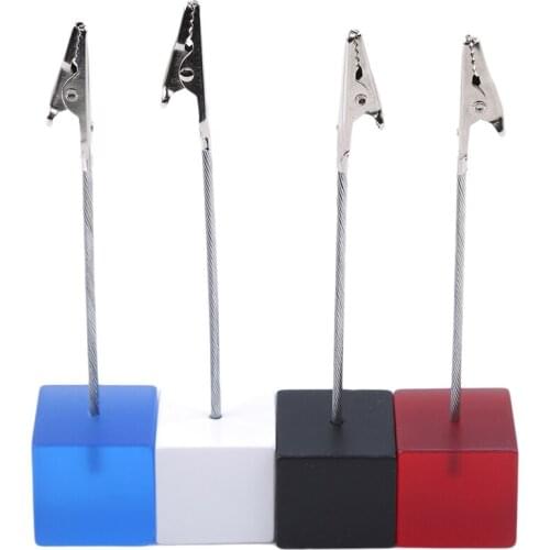 Crystal Business Card Holder Message Folder Note Clip Notes Clip Wedding Supplies Decoration Photo Clip Photo Clip Seat Clip