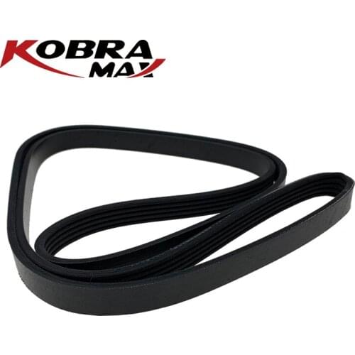 KOBRAMAX Auto Parts Triangular V-ribbed Belt 5PK1750 Made of High Quality Rubber Gwear Resistance For Renault