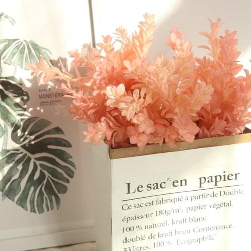 Money Leaves Eucalyptus Branch DIY Bridal Bouquet Artificial Flower Home Decoration Wedding Flower Wall Fake Plastic Plants