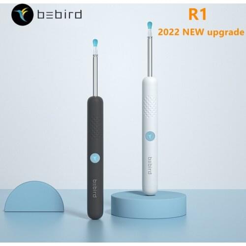 Bebird R1 Smart Visual Ear Sticks Endoscope Wifi 300W High Precision Earpick Mini Camera Otoscope - Steel ear pick wax remover