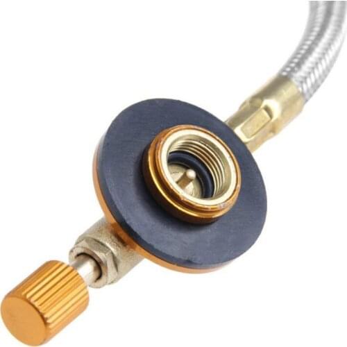 Outdoor Camping Gas Stove Safe Switching Charging Adapter for Flat Tank Inflatable Valve Gas Liquefied Cylinder Control Valve Ne