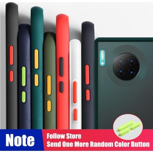 Silicone Armor Case For Huawei P40 P30 Lite P20 Pro Nova 6 SE Mate 30 Y5 Y6 Y7 Pro Y9 Prime 2019 Honor V30 9X P Smart Z Cover