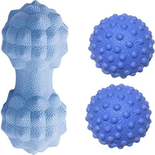 TPR Bump Double Ball Silicone Yoga Ball Decompression Durable Silicone Massage Ball