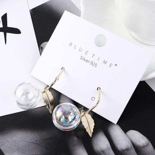 TONGKWOK Bohemia Exaggeration Dangle Earrings For Women Silk Thread Tassel Metal Long Chandelier Earrings #138981