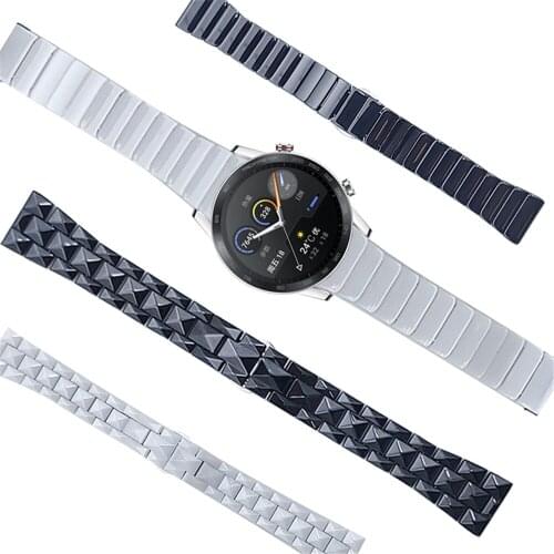 Slim Ceramic Wrist Strap for HUAWEI WATCH 3 GT 2 46mm 42mm Band Bracelet 20mm 22mm for HONOR ES GS Pro Magic Womens Wristbands