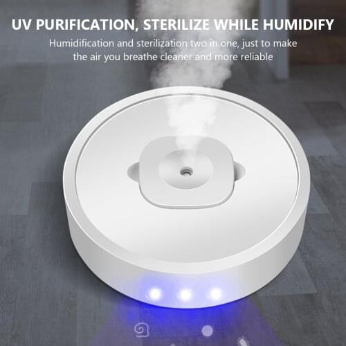 Smart Robot Disinfection Humidifying Mute UV Cleaning Sterilize Mobile Sterilization Household Ultrasonic Diffuser Humidifier