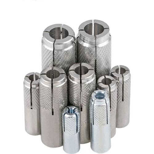 1PCS-M6-M16 304 Stainless Steel Expansion Screws, Expansion Bolts, Top Explosion Inlaid Gecko, Flat Explosion Screws