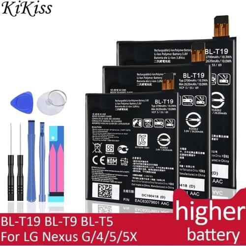 Battery BL-T19 BL T19 BL-T5 BL T5 BL-T9 BL T9 For LG Nexus G 4 5 5X H790 H791 H798 E960 E970 E971 F810 E980 D820 E975 F180 E973