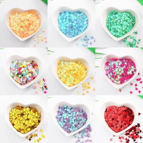 9mm Star PVC Bulk Sequins Makeup Flash Clothing Clothing Accessories Accessories Party Throwing Sequins 10g