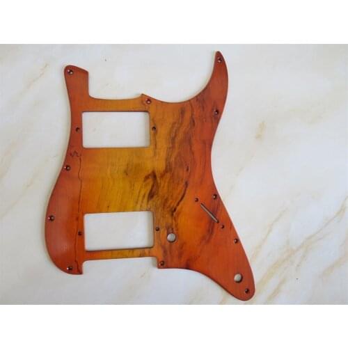 Brand 1PCS Spalted Maple Guitar Pickguard HH