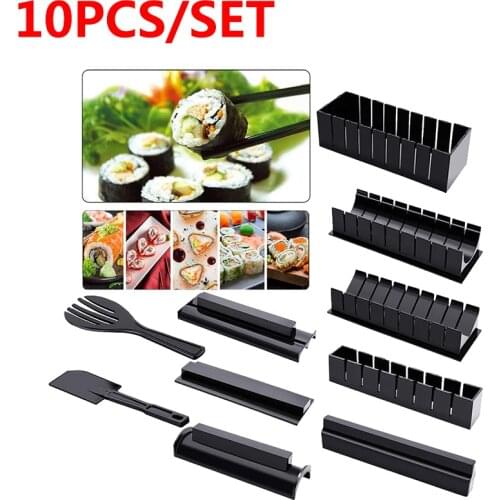 Making Sushi Tools Sushi Maker Equipment Kit Japanese Rice Ball Cake Roll Mold Sushi Multifunctional Mould Easy to make Food