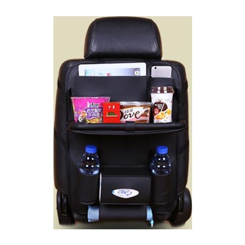 PU Leather Car Seat Back Storage Laptop Panel Food Holder Bottle Umbrella Bag Tissue Paper Bag Truck SUV Pickup Accessories