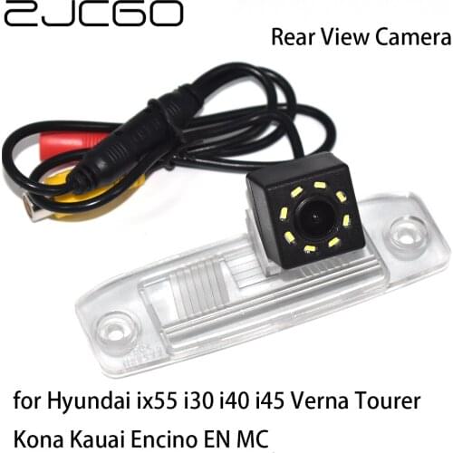 ZJCGO Car Rear View Reverse Back Up Parking Night Vision Camera For Hyundai ix55 i30 i40 i45 Verna Tourer Kona Kauai Encino EN