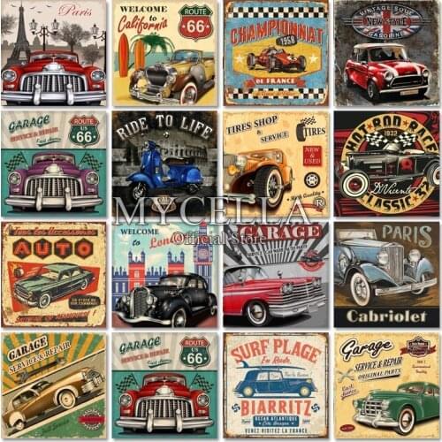 Cartoon Car Full Square Drill 5d Diy Diamond Painting "car & Bus" 3d Embroidery Cross Stitch Diamond Mosaic Home Decor Gift