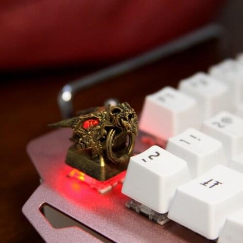 1pc Metal texture resin Key cap creativity Faucet keycap for Cherry MX axis mechanical keyboard personality keycaps