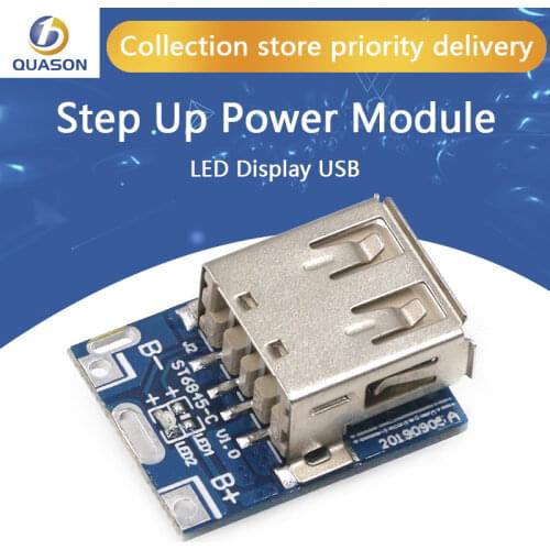 Lithium battery 3V 3.7V liter 5V 1A boost board mobile power charging treasure motherboard boost charger module