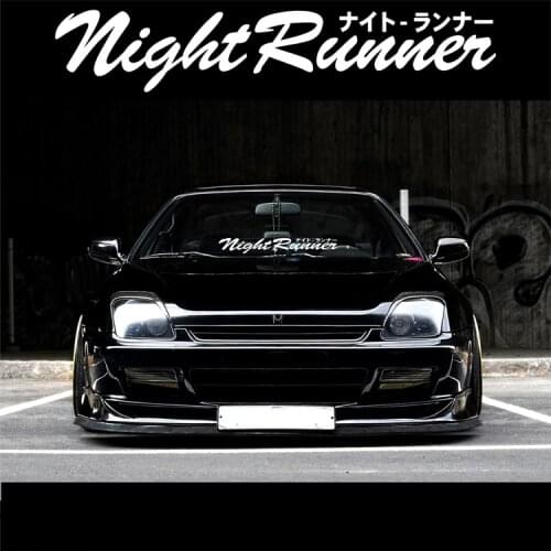 Night Runner Car Styling and Decals Vinyl Auto Rear Windshield Window Door Decorate Stickers Applique