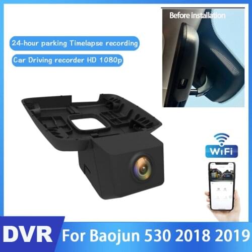 New product! Hidden Driving Recorder Car Wifi DVR Mini Camera For Baojun 530 2018 2019 Novatek 96672 Car Dash Cam Video Recorder