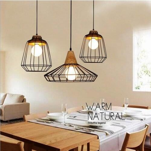 Retro loft industrial Pendant light For living Room bar cafe restaurant lamp creative art studio fashion apparel shop lightin