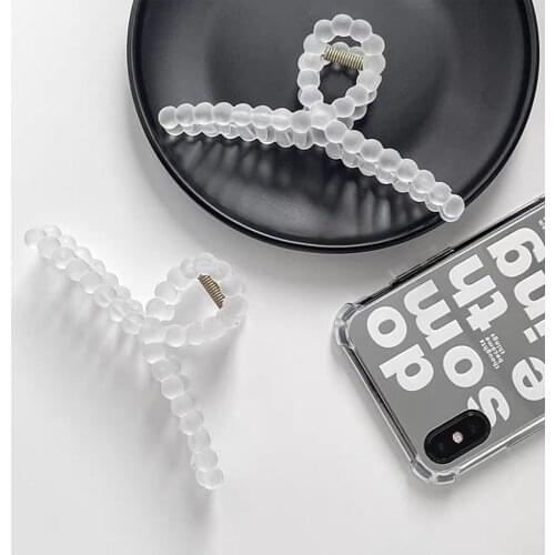 Simple Mette Hollow Out Geometric Hair Claw Ladies Elegant Hair Accessories Cross Crab Bath Clip For Women Fashion Girl Headwear