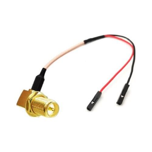RP-SMA Female Right angle to DuPont Female Test Connector Pigtail RG316 cable
