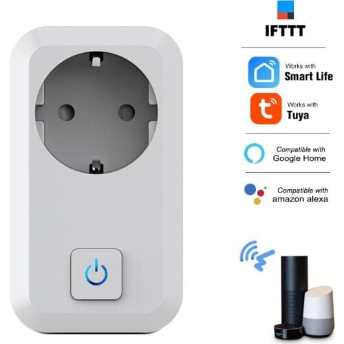 S01 Smart Wi-Fi Plug Socket Phone Remote Control Timer Function Countdown Voice Control Compatible