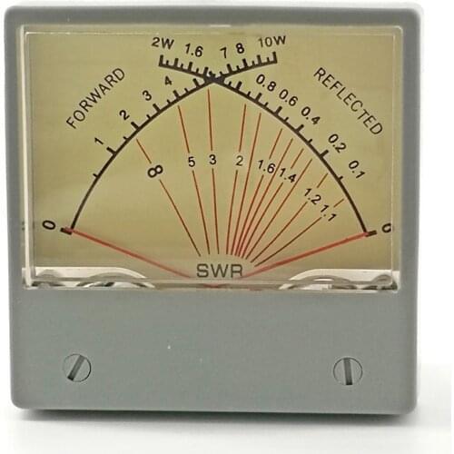 SWR Stationary Standing Wave Ratio Meter Radio Forwad 10W Reflected 2W Panel Dual SZ-70