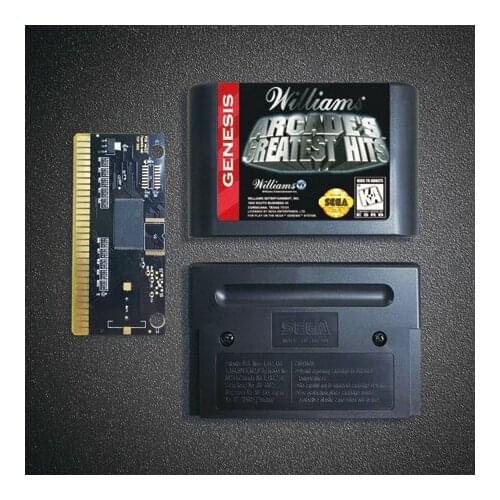 Williams Arcades Greatest Hits - 16 Bit MD Game Card for Sega Megadrive Genesis Video Game Console Cartridge