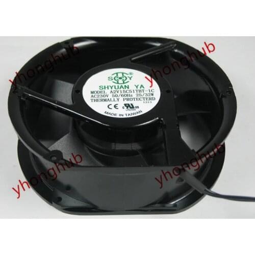 SHYUAN YA A2V15C51TBT-1C AC 230V 25/32W 172x172x51mm Server Cooling Fan