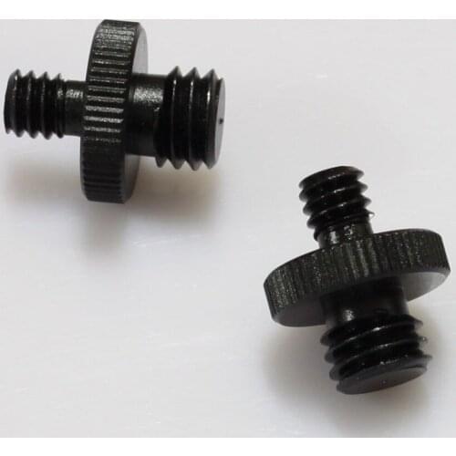 2x 1/4" Male Threaded to 3/8" Male Threaded screw Adapter for camera tripod