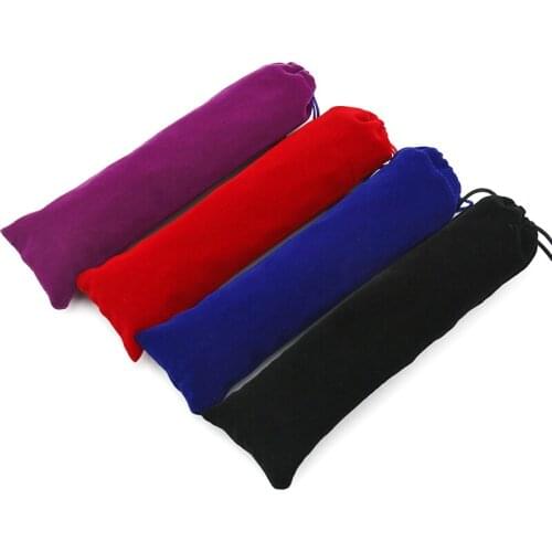 High quality 9*18cm velvet drawstring jewerly gift bag for necklace phone perfume storage and packaging