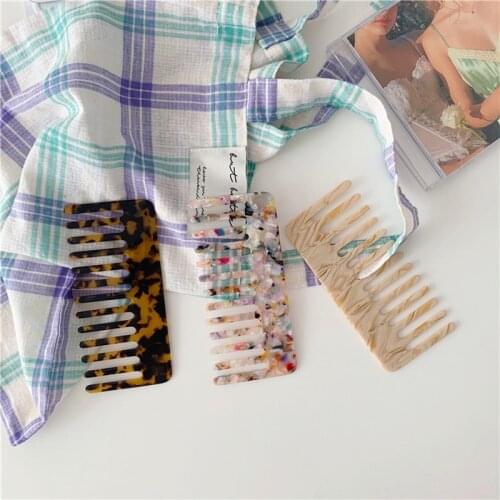 1PCs Portable Hair Brush ANTI-STATIC Massage Comb Bristle Women Wide Tooth Hair Brush Salon Hairdressing Styling Curly Hair Comb