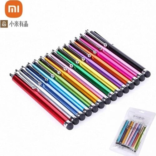10pcs/set of capacitive pens, color metal touch screen stylus for Iphone XR XS MAX Samsung smartphones and tablets