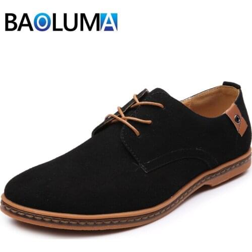 2020 New Mens Casual Shoes High Quality Leather Male Office Footwear Fashion Man Shoes Breathable Comfortable Male Driving Shoes