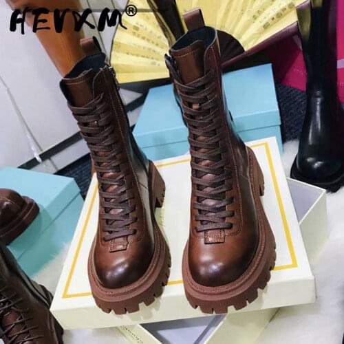 2022 Boots Women Shoes for Winter Boots Fashion Shoes Woman Casual Autumn Leather Botas Mujer Female Ankle Boots Women