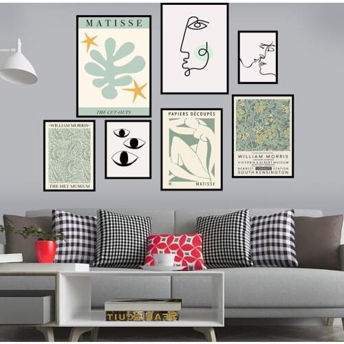 Abstract Art Matisse Wall Art Picture Canvas Painting Poster and Prints Living Room Decor Nordic Home Decor Wall Decor