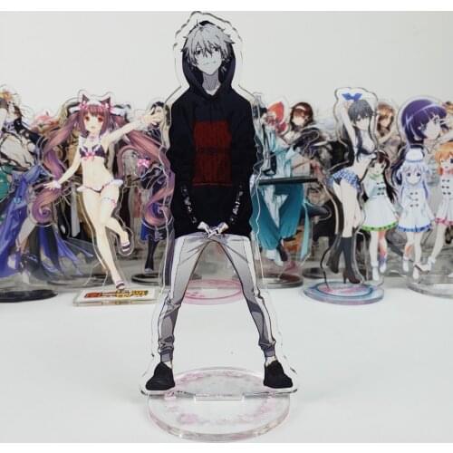 Anime EVA Nagisa Kaworu Asuka Langley Soryu Ayanami Rei Acrylic Stand Figure Model Plate Anime Double-sided Desk Decor Cosplay