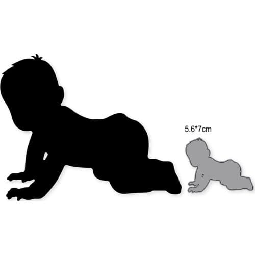 Baby cutting dies little girl metal stencil scrapbooking dies DIY Album paper card craft embossing die cuts new 2020