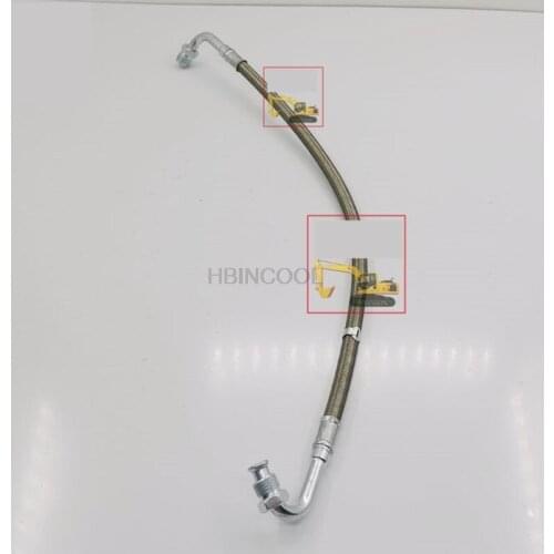 For Komatsu excavator hook PC300-8 accessories 6745-51-8130 engine turbocharger oil inlet pipe high quality accessories
