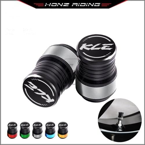For Kawasaki KLE 250 400 500 650 Motorcycle Accessories Wheel Tire Valve Caps Covers