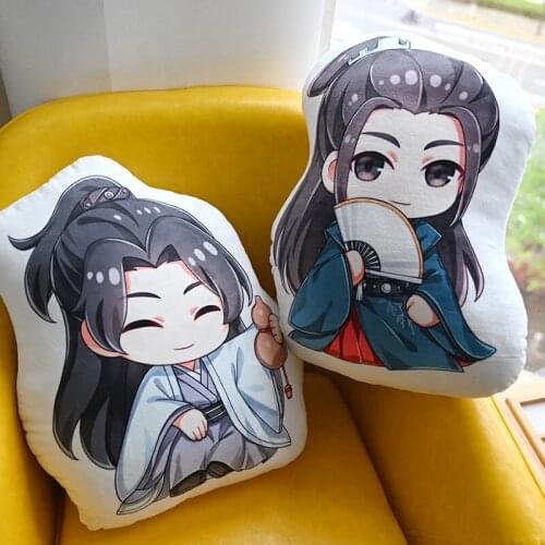 Anime WORD OF HONOR Zhou Zishu Wen Kexing Double Sided Plush Stuffed Toy Ancient Style Throw Pillow Cartoon Doll Cushion Gift