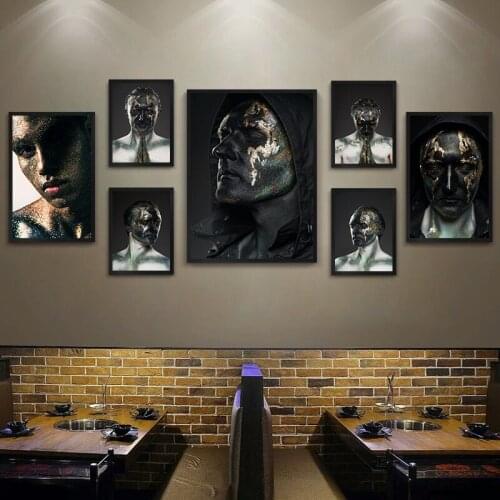 Personality Character Photography Canvas Painting Decorative Painting Living Room Corridor Background Wall Art Painting Poster