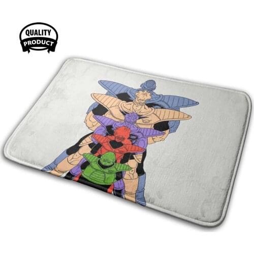 Ginyu Force From Z 3D Soft Non-Slip Mat Rug Carpet Cushion Ginyu Force Z Jinyu Force Ginyu Special Squadron Frieza Army King