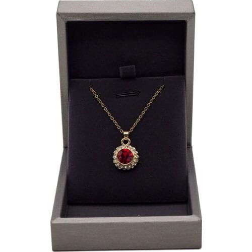 PU leather jewellery boxes and packaging jewelry organizer gift box pendant case