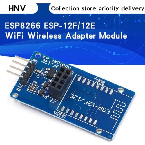 ESP8266 ESP-12F/12E Serial WiFi Wireless Adapter Module 3.3V 5V Esp01 Breakout PCB Adapters Compatible For Arduino