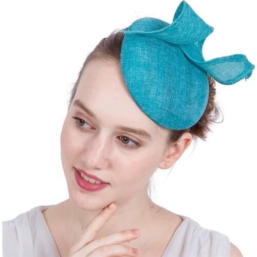 New Arrival Womens Pretty Fascinator Hat With Hair Clips Wedding Party Headpiece Ladies New Year Gifts Millinery Hats SYF147